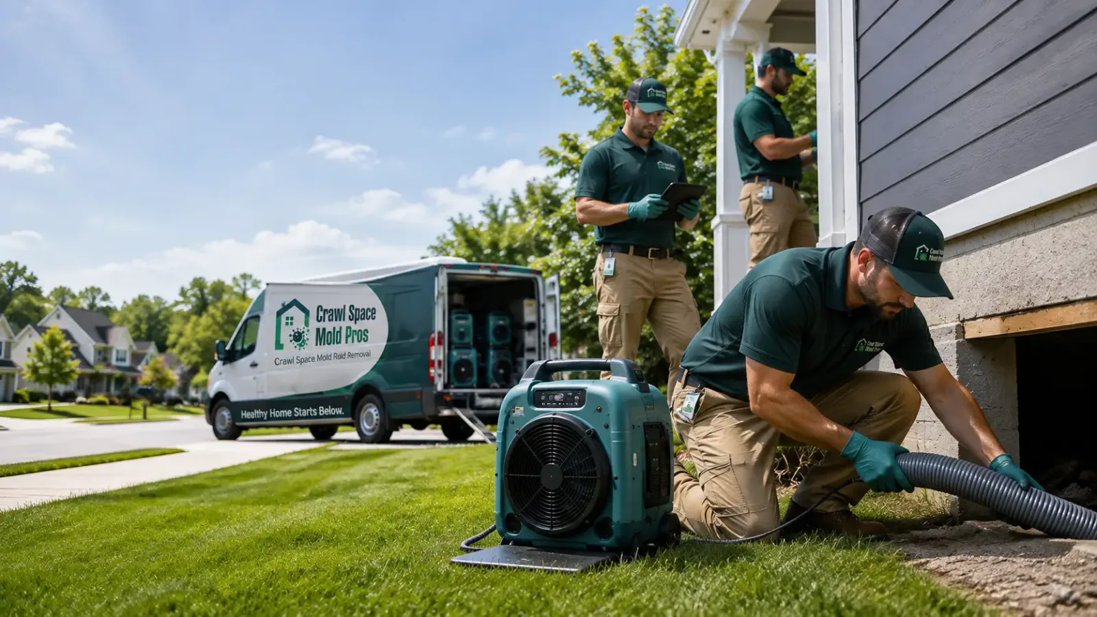 Crawl Space Mold Removal in Berwyn, PA